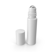 Cosmetic Roller Bottle White PNG & PSD Images