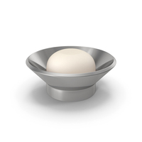 Circular Silver Soap Dish PNG & PSD Images
