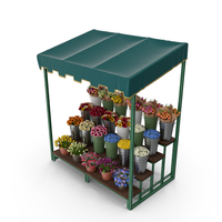 Street Flower Shop PNG & PSD Images