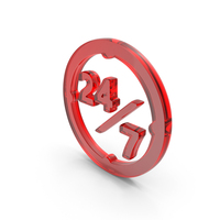 Glass 24x7 Calling Day And Night Service Icon PNG & PSD Images