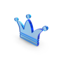Crown Icon Glass PNG & PSD Images