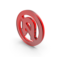 No U Turn Icon Glass PNG & PSD Images
