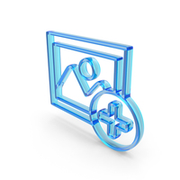 Photo Gallery Media Icon Glass PNG & PSD Images