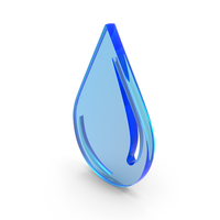 Water Drop Icon Glass PNG & PSD Images