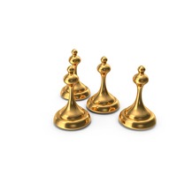Gold Pawns PNG & PSD Images