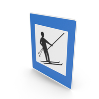 Icelandic Sign Ski Lift PNG & PSD Images