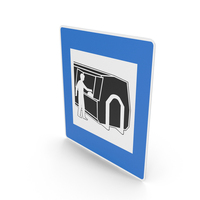 Icelandic Rubbish Container Sign PNG & PSD Images
