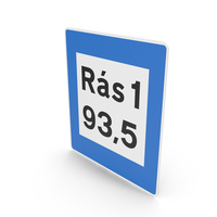Icelandic Sign Radio Station FM Frequency PNG & PSD Images