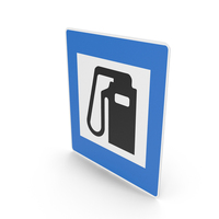 Icelandic Sign Petrol Station PNG & PSD Images