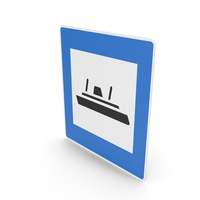 Icelandic Ferry Sign PNG & PSD Images