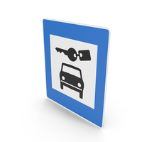 Icelandic Sign Cars Rental PNG & PSD Images