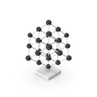 Molecular Prism Black And White PNG & PSD Images