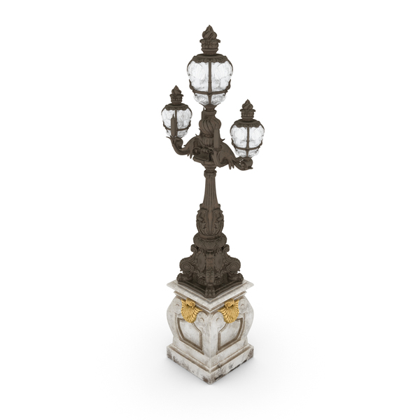 French Street Lamp PNG & PSD Images