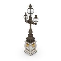 French Street Lamp PNG & PSD Images