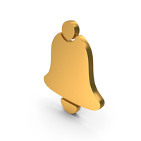 Bell Christmas Icon Gold PNG & PSD Images