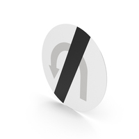 Polish Sign End Of U Turns Prohibition PNG & PSD Images