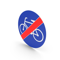 Polish Sign End Of The Cycleway PNG & PSD Images