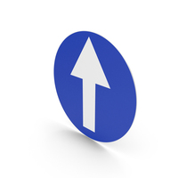 Polish Sign Drive Straight Ahead PNG & PSD Images