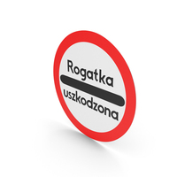 Polish Sign Boom Barrier Failure PNG & PSD Images