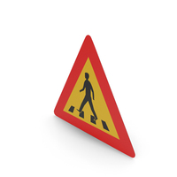Icelandic Zebra Crossing Sign PNG & PSD Images