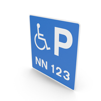 Icelandic Sign Reserved Parking Place For Specific Vehicle PNG & PSD Images