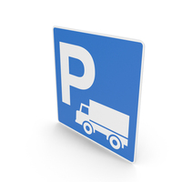 Icelandic Sign Parking Zone For Trucks PNG & PSD Images