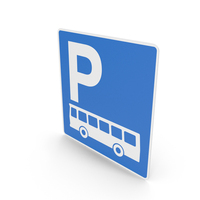 Icelandic Sign Parking Zone For Buses PNG & PSD Images