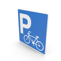 Icelandic Sign Parking Zone For Bikes PNG & PSD Images