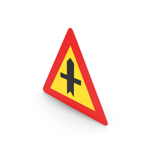 Icelandic Sign Crossroad Intersection With Priority PNG & PSD Images