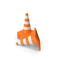 Street Traffic Cones PNG & PSD Images