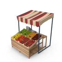 Street Fruit Shop PNG & PSD Images