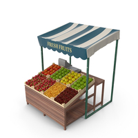 Street Fruit Shop PNG & PSD Images