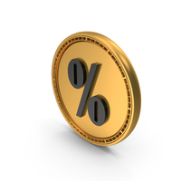 Loan Percentage Round Symbol PNG & PSD Images