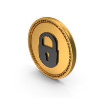 Lock Secure Web Round Icon PNG & PSD Images