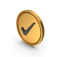 Ticke Mark Coin PNG & PSD Images