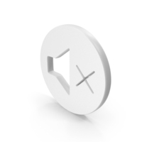 Mute Audio Round Symbol PNG & PSD Images