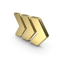 Triple Arrow Symbol PNG & PSD Images