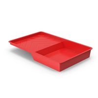 Red Paint Roller Tray PNG & PSD Images