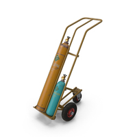Cart For Gas Cylinder PNG & PSD Images
