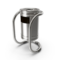 Public Silver Bin PNG & PSD Images