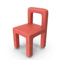 Red Toptun Chair PNG & PSD Images