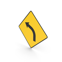 Irish Sign Sharp Bend Left PNG & PSD Images