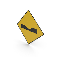 Irish Road Depression Sign PNG & PSD Images