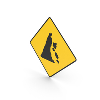 Irish Sign Falling Rocks PNG & PSD Images