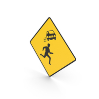 Irish Sign Children Crossing PNG & PSD Images