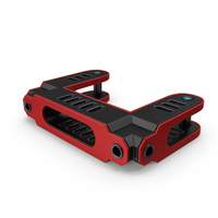 Scifi Mechanical Part Red PNG & PSD Images