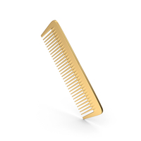 Gold Hairbrush PNG & PSD Images