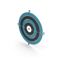 Shooting Target Blue PNG & PSD Images