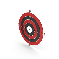 Shooting Target Red PNG & PSD Images