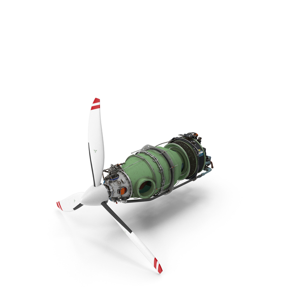 Aircraft Turboprop Engine Pratt and Whitney Canada PT6 PNG & PSD Images